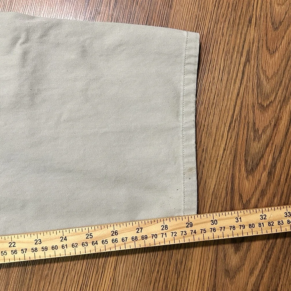 Polo Ralph Lauren Pleated Chino Pants‎ Mens 36x29 Tan Khaki Made in USA Vintage